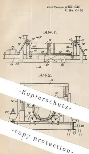 original Patent - Georges Walter , Perroy , Schweiz | 1929 | Hohlkörpern aus Beton o. plastischer Masse | Zement Mörtel