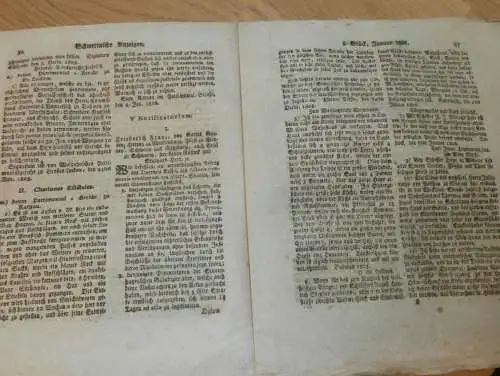 Zeitung Mecklenburg , 15.01.1806 , Stargard , Güstrow , Groß Luckow , Stavenhagen , Tessin , Doberan , Gadebusch  !!