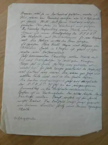 brisanter Brief , Drees & Co in Westig i.W. , 1932 , Brief ,  NSDAP Mitglieder !!