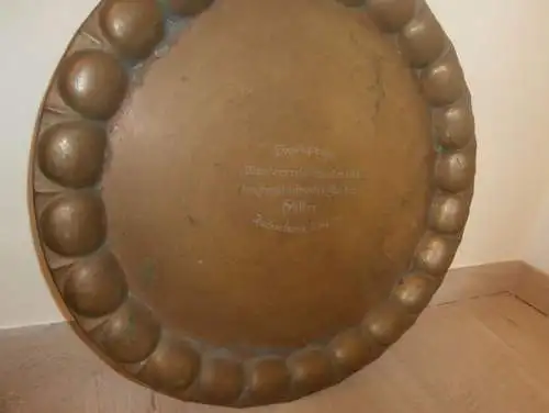 Junglandbund Randow - Preisschießen 1932 , Zuckerfabrik Scheune b. Stettin i. Pommern ,  alter Ehrenteller , NSDAP Antik