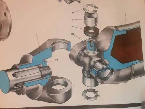 Lada BAS 2101 - großes altes Plakat - Gelenkwellen , Schautafel , UDSSR , DDR , Oldtimer , Russland , Auto Export , RAR