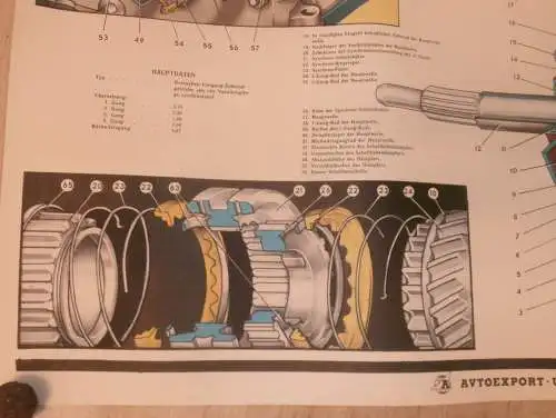 Lada BAS 2101 - großes altes Plakat - Getriebe , Schautafel , UDSSR , DDR , Oldtimer , Poster , Russland !! RAR