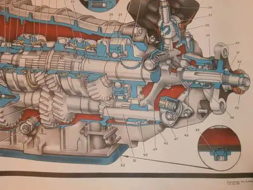 Lada BAS 2101 - großes altes Plakat - Getriebe , Schautafel , UDSSR , DDR , Oldtimer , Poster , Russland !! RAR