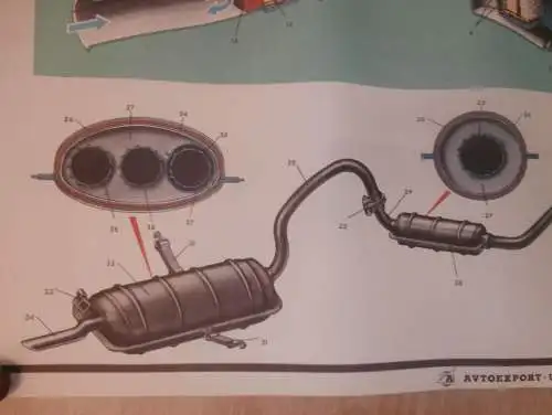 Lada BAS 2101 - großes altes Plakat - Ansaugsystem , Schautafel , UDSSR , DDR , Oldtimer , Poster , Russland !! RAR