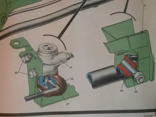 Lada BAS 2101 - großes altes Plakat - Radaufhängung , Schautafel , UDSSR , DDR , Oldtimer , Poster , Russland !!! RAR !!