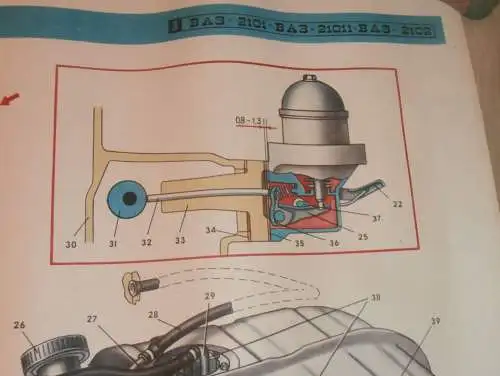 Lada BAS 2101 - großes altes Plakat - Kraftstoff , Schautafel , UDSSR , DDR , Oldtimer , Poster , Russland !!! RAR !!