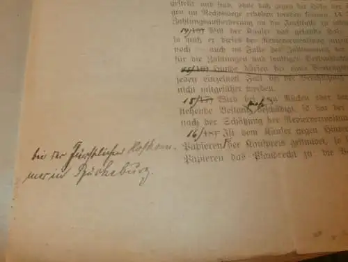 Revier Krümmel b. Lärz in Mecklenburg , 1919 , von Raden , Steinförde , Bückeburg , Reinshagen , Dokument !!!