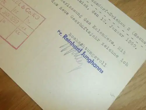 Tongrube Reinhard Junghanns in Bad Lausick b. Leipzig ,1959, Ganzsache , Reklame / Werbung , Ansichtskarte , Postkarte !
