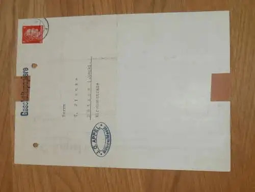 Dampfsägerei - J.C. Appel in Bützow - 1943 , W. Wienke , Mecklenburg !!