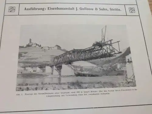 J. Gollnow & Sohn in Stettin i. Pommern , ca. 1940 , Eisenbauanstalt , Reklame !!!