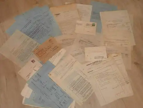 Freiherr von Maltzahn - Pinnow / Duckow in Mecklenburg , 1934-1939 , Malchin , Konvolut alter Dokumente , ca. 50 Seiten