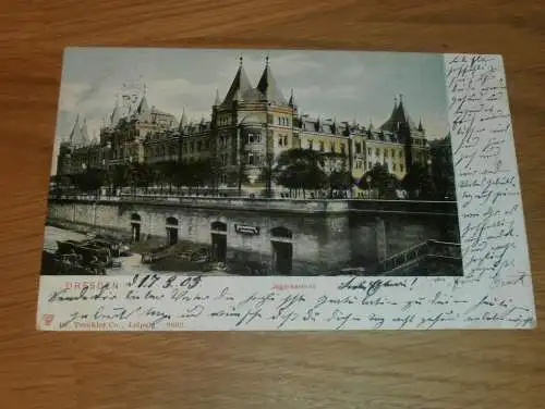 alte AK - Dresden , ca. 1905 , Jägerkaserne , Kaserne , Ansichtskarte !!