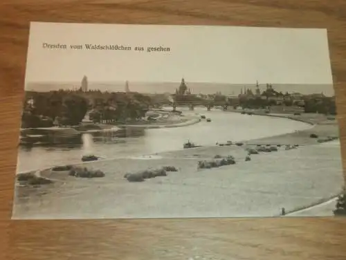 alte AK - Dresden , ca. 1910 , vom Waldschlößchen , Ansichtskarte !!