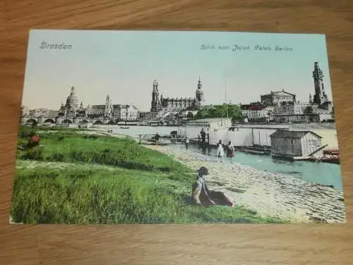 alte AK - Dresden , ca. 1910 , vom Winterhafen , Hafen , Ansichtskarte !!