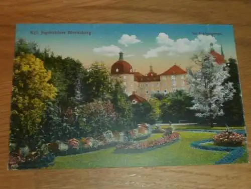 alte AK - Moritzburg b. Dresden , 1913 , Jagdschloss , Ansichtskarte !!