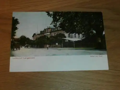 alte AK - Dresden Langebrück , 1910 , Hotel zur Post , Ansichtskarte !!