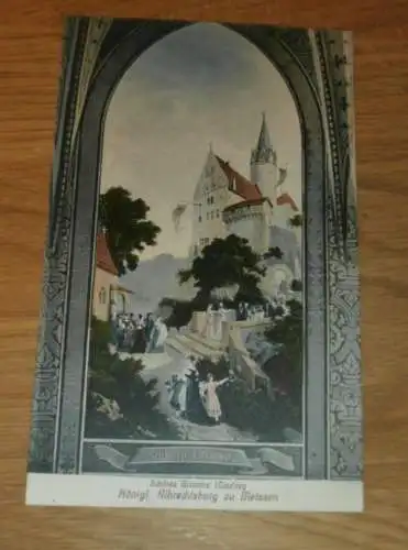 alte AK - Meissen Albrechtsburg , ca. 1910 , Schloss Grimma , Ansichtskarte !!