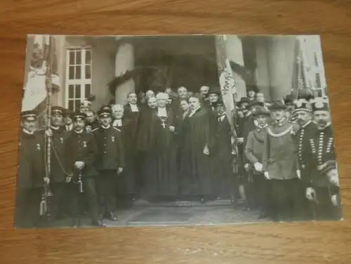 alte AK - Meissen , 1910 , Soldaten / Schützenzunft , Meißen , Ansichtskarte !!