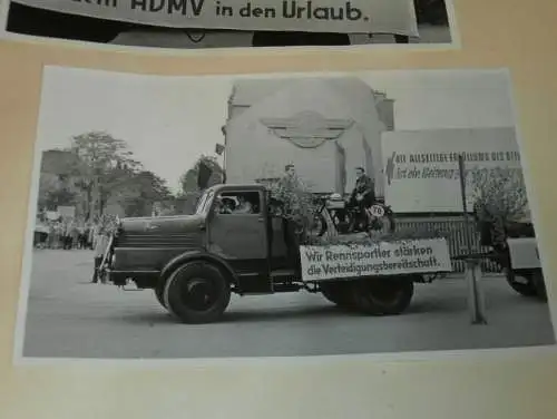 ADMV , Rennsport - DDR , 1956 , alte Fotos , Umzug , Parade , Moto Cross , Awo , Geländesport , Enduro