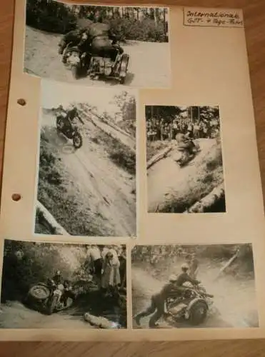 Internationale GST 4-Tage-Fahrt 1956 alte Fotos , DDR , Motocross , Awo , Geländesport , Enduro , Leistungsprüfungsfahrt
