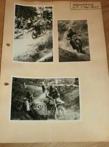 Internationale GST 4-Tage-Fahrt 1956 alte Fotos , DDR , Motocross , Awo , Geländesport , Enduro , Leistungsprüfungsfahrt