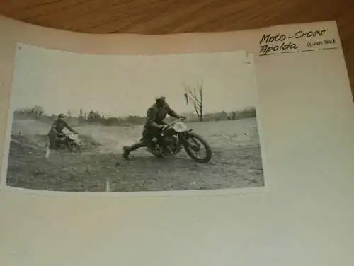 1. Moto Cross Apolda , 4.11.1956 , altes Foto , DDR , Motocross , Awo , BK , Jawa , RT , ADMV , Motorsport !!
