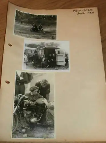Moto Cross Gera , 30.09.1956 , alte Fotos , DDR , Motocross , Awo , BK , Jawa , RT , ADMV , Motorsport , Rennsport !!