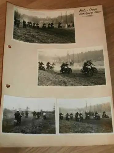 Moto Cross Herzberg a. Elster , 1956 , alte Fotos , DDR , Motocross , Awo , BK , Jawa , RT , ADMV , Motorsport !!
