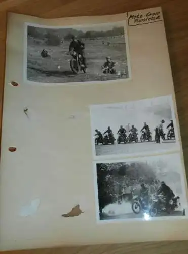 Moto Cross Rudolstadt , 1956 , alte Fotos , DDR , Motocross , Awo , BK , Jawa , RT , ADMV , Motorsport , Rennfahrer !!