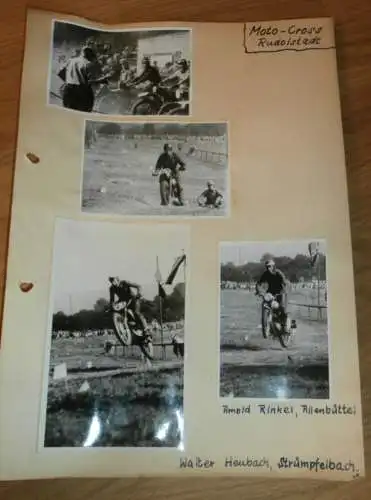 Moto Cross Rudolstadt , 1956 , alte Fotos , DDR , Motocross , Awo , BK , Jawa , RT , ADMV , Motorsport , Rennfahrer !!