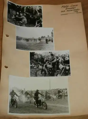 Moto Cross Dresden , 1956 , alte Fotos , DDR , Motocross , Awo , BK , Jawa , RT , ADMV , Motorsport , Rennfahrer !!