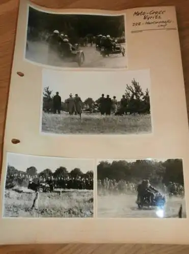 Moto Cross Kyritz , 1956 , alte Fotos , DDR , Motocross , Awo , BK , Jawa , RT , ADMV , Motorsport , Rennfahrer !!