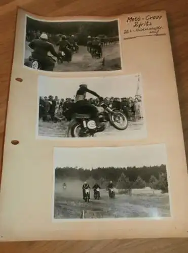 Moto Cross Kyritz , 1956 , alte Fotos , DDR , Motocross , Awo , BK , Jawa , RT , ADMV , Motorsport , Rennfahrer !!