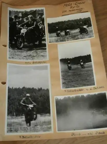 Moto Cross Kyritz , 1956 , alte Fotos , DDR , Motocross , Awo , BK , Jawa , RT , ADMV , Motorsport , Rennfahrer !!