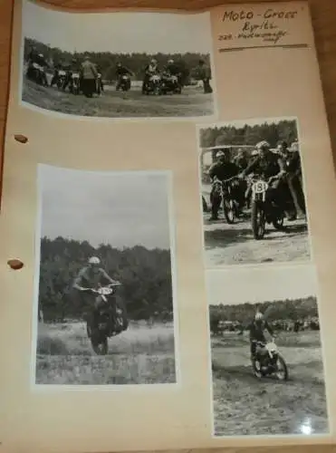 Moto Cross Kyritz , 1956 , alte Fotos , DDR , Motocross , Awo , BK , Jawa , RT , ADMV , Motorsport , Rennfahrer !!