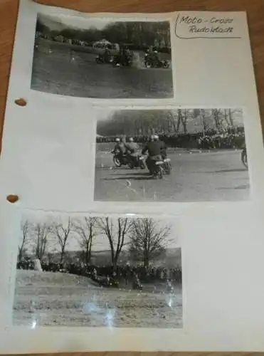 Moto Cross Rudolstadt , 1956 , alte Fotos , DDR , Motocross , Awo , BK , Jawa , RT , ADMV , Motorsport , Rennfahrer !!