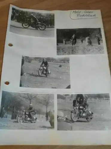 Moto Cross Rudolstadt , 1956 , alte Fotos , DDR , Motocross , Awo , BK , Jawa , RT , ADMV , Motorsport , Rennfahrer !!