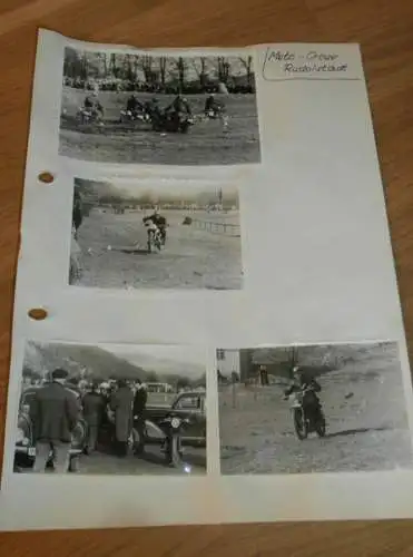 Moto Cross Rudolstadt , 1956 , alte Fotos , DDR , Motocross , Awo , BK , Jawa , RT , ADMV , Motorsport , Rennfahrer !!
