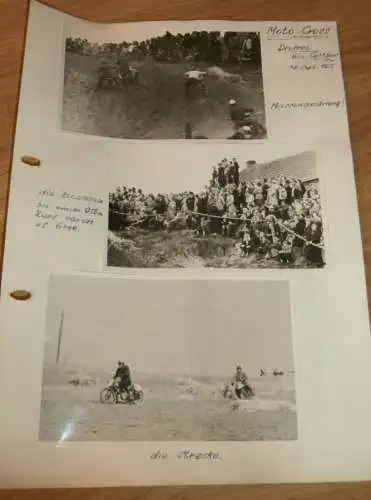 Moto Cross Drehna b. Cottbus - 18.9.1955 , alte Fotos , DDR , Motocross , Awo , BK , Jawa , RT , ADMV , IFA Motorsport !