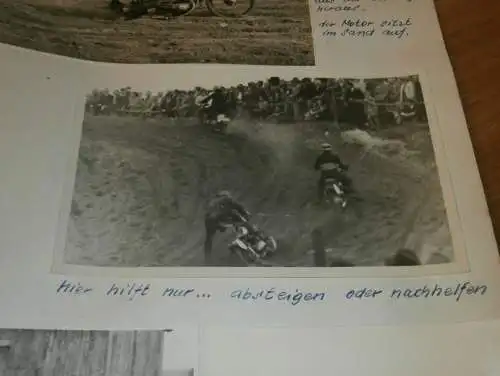 Moto Cross Drehna b. Cottbus - 18.9.1955 , alte Fotos , DDR , Motocross , Awo , BK , Jawa , RT , ADMV , IFA Motorsport !