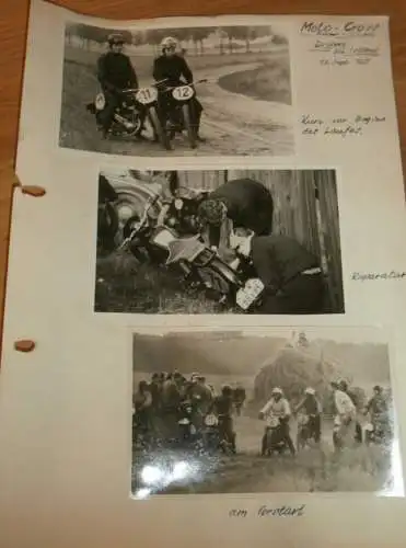 Moto Cross Drehna b. Cottbus - 18.9.1955 , alte Fotos , DDR , Motocross , Awo , BK , Jawa , RT , ADMV , IFA Motorsport !