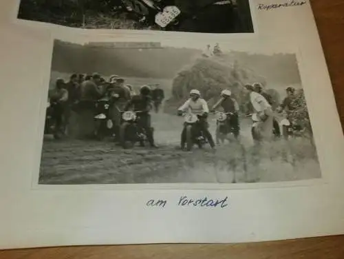 Moto Cross Drehna b. Cottbus - 18.9.1955 , alte Fotos , DDR , Motocross , Awo , BK , Jawa , RT , ADMV , IFA Motorsport !