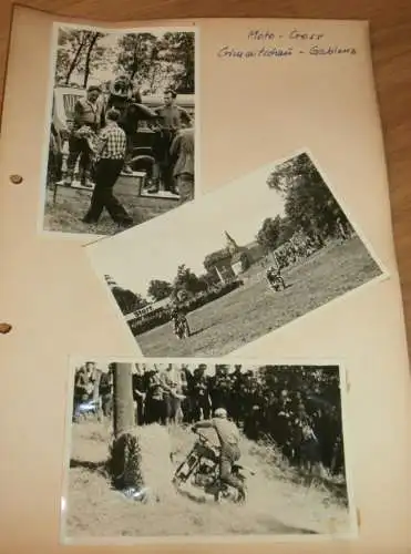 Moto Cross Crimmtschau - Gablenz - 1958 , alte Fotos , DDR , Motocross , Awo , BK , Jawa , RT , ADMV , Motorsport !!!
