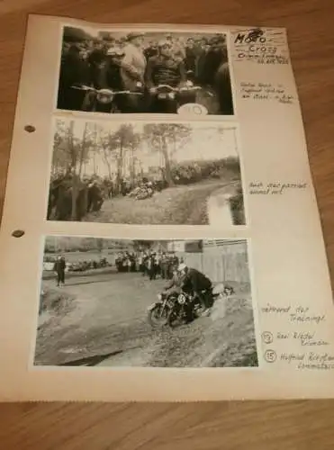 Moto Cross Crimmtschau - 30.10.1955 ,alte Fotos , DDR , Motocross , Awo , BK , Jawa , RT , ADMV , Motorsport , Rennsport
