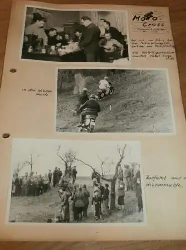 Moto Cross Crimmtschau - 30.10.1955 ,alte Fotos , DDR , Motocross , Awo , BK , Jawa , RT , ADMV , Motorsport , Rennsport