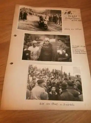 Moto Cross Crimmtschau - 30.10.1955 ,alte Fotos , DDR , Motocross , Awo , BK , Jawa , RT , ADMV , Motorsport , Rennsport