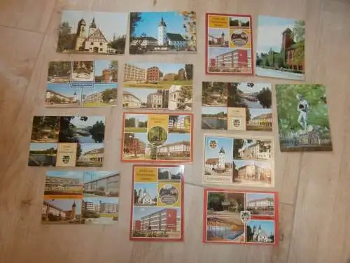 Fürstenwalde a. Spree , Sammlung von 14 Ansichtskarten , DDR , Brandenburg , Ansichtskarte , blanko !!