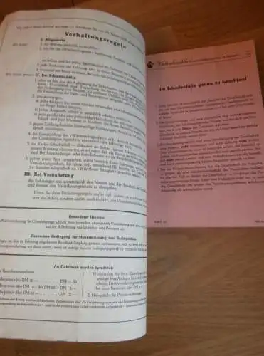 Versicherung für Hanomag , 1952 , Hans Kremer in Kitzingen , Nürnberg , Württembergische Versicherung - Hanns Taupp