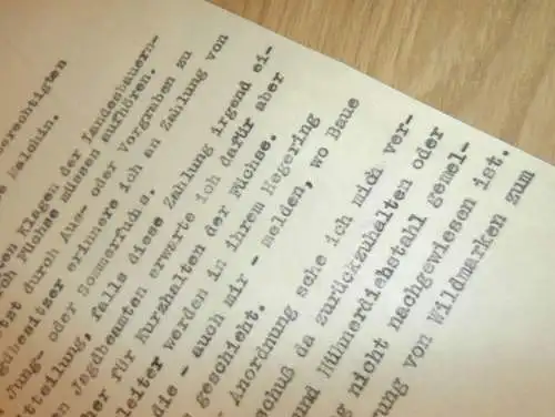 Kreisjägermeister Mecklenburg , Gülitz b. Malchin 1937 , Jagd , Fuchsjagd , Jäger , Diebstahl , Hühner ,altes Dokument !