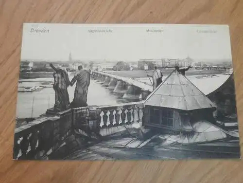 alte AK - Dresden , ca. 1905 , Augustusbrücke , Ministerien , Ansichtskarte !!
